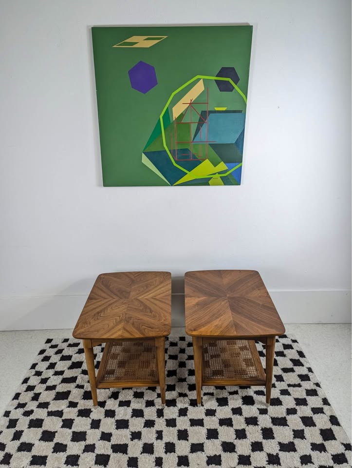 Pair of MCM Walnut End Tables by BP John