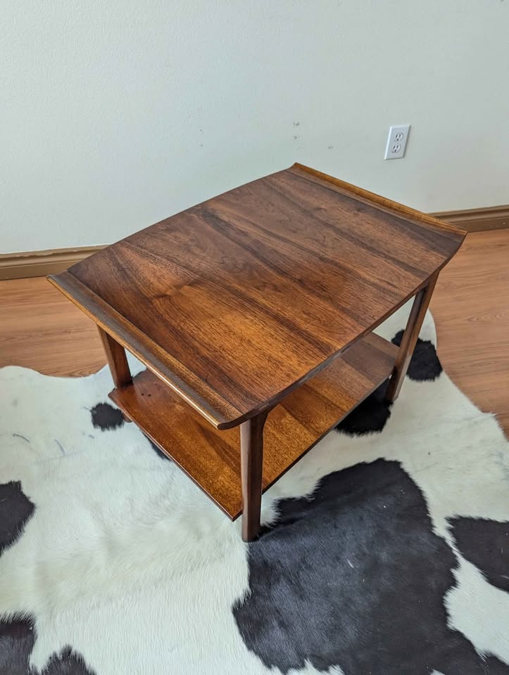 MCM Vintage Lane Vogue Collection Walnut End Table