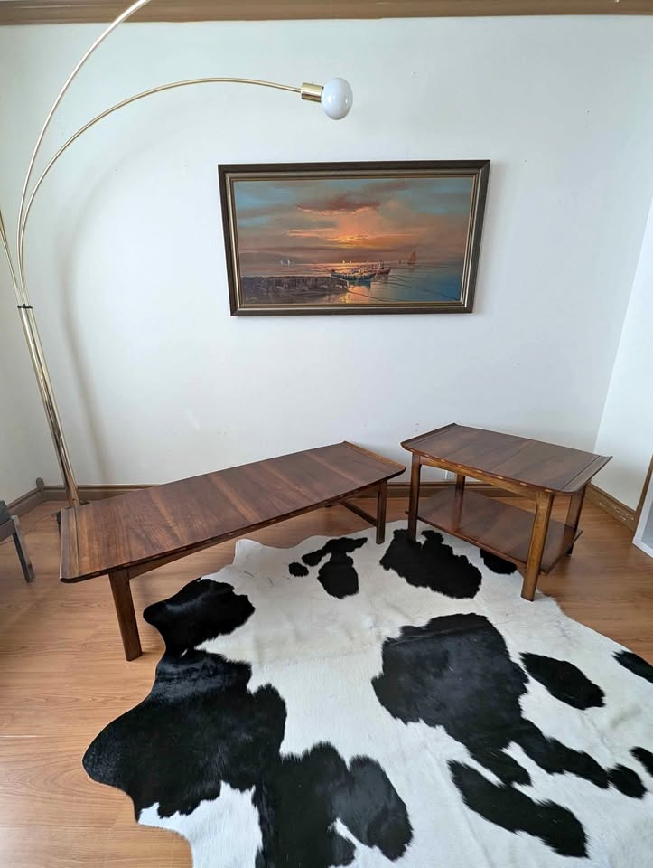 MCM Vintage Lane Vogue Collection Walnut End Table