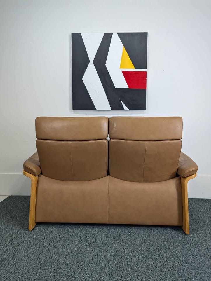 Ekornes Stressless Pegasus Leather Love Seat