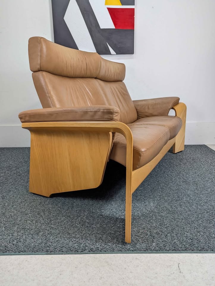 Ekornes Stressless Pegasus Leather Love Seat