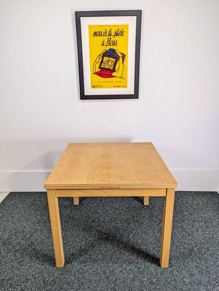 Scandinavian Dining Set w/ 4 White Oak Chairs by FD Mobler