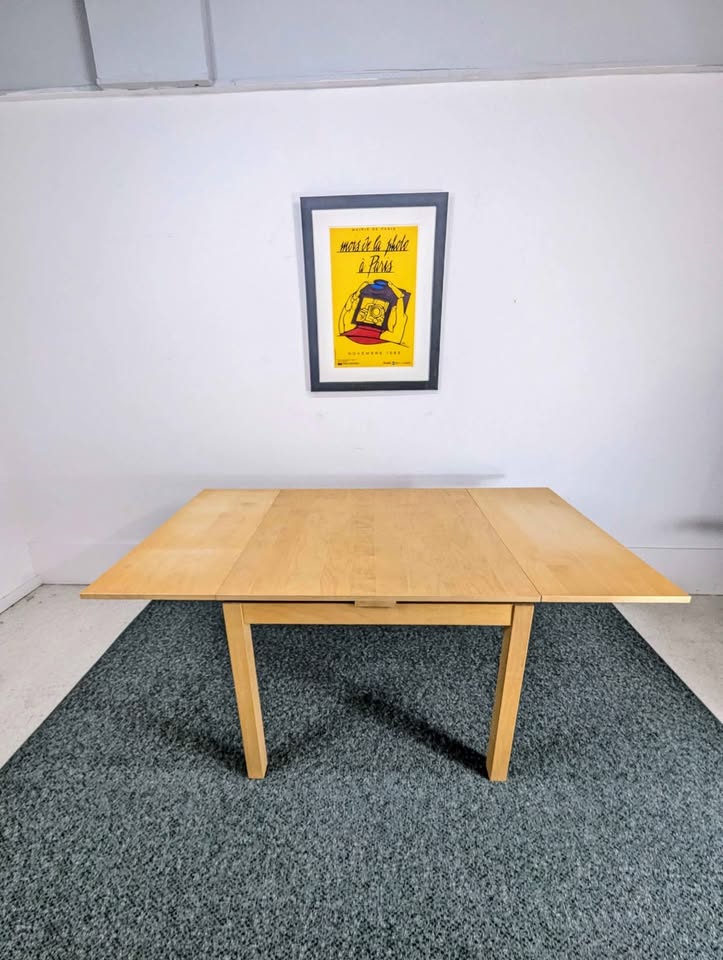Scandinavian Dining Set w/ 4 White Oak Chairs by FD Mobler