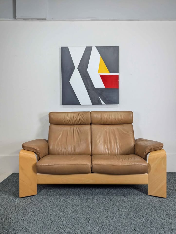 Ekornes Stressless Pegasus Leather Love Seat