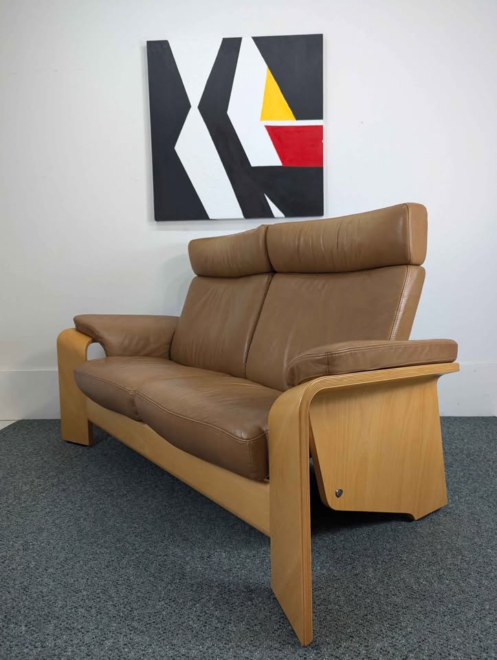 Ekornes Stressless Pegasus Leather Love Seat