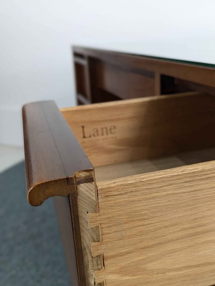 MCM Walnut Desk Rhythm Collection by Lane