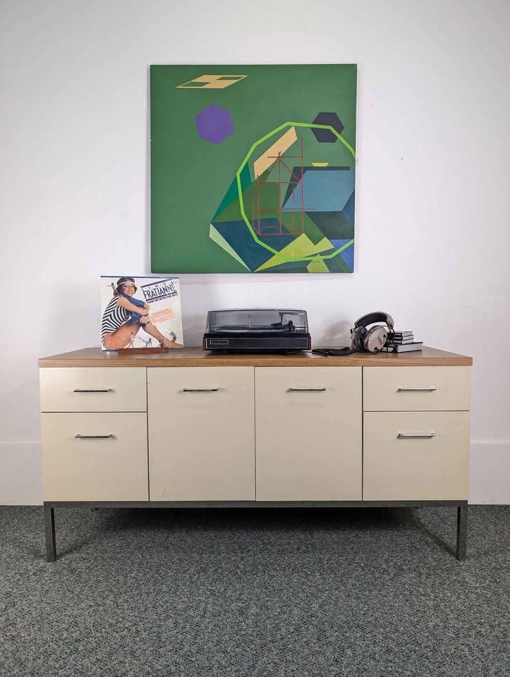 MCM Media Credenza / Bar / Record Player / Storage Cabinet