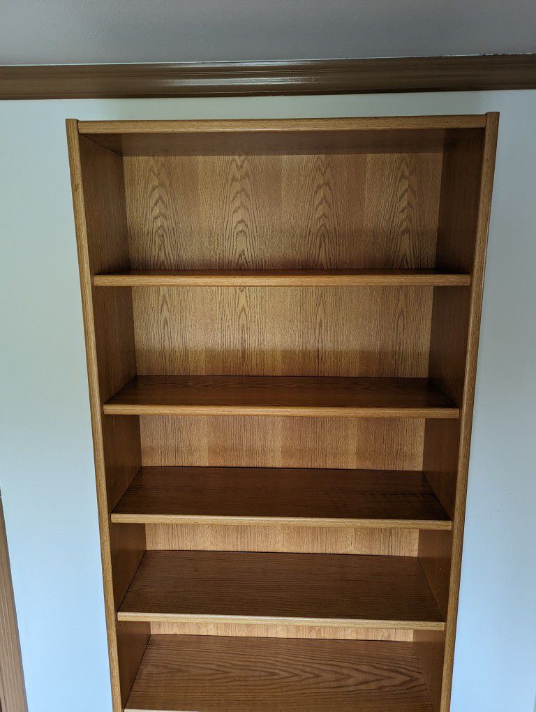 Large 7 Tiered Danish Modern Wood Bookshelf from Dania / Made in Denmark!