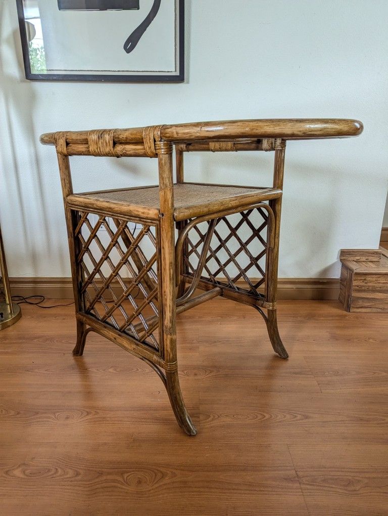 Bamboo & Rattan Boho Honeymoon Breakfast Dining Table