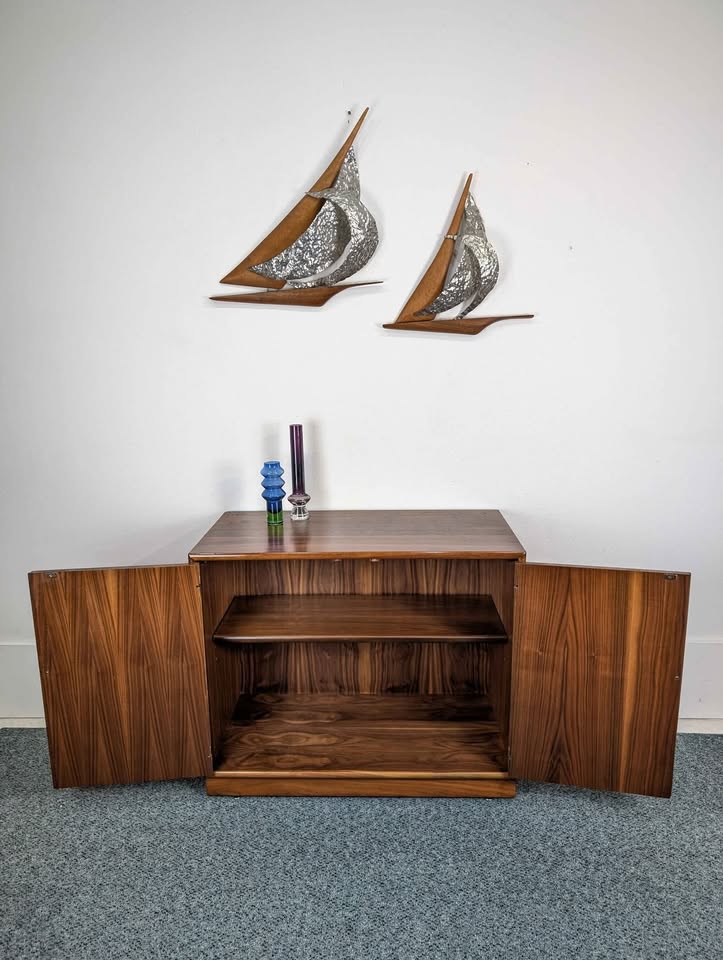 Drexel Declaration Record Player & Vinyl Storage Cabinet by Kipp Stewart