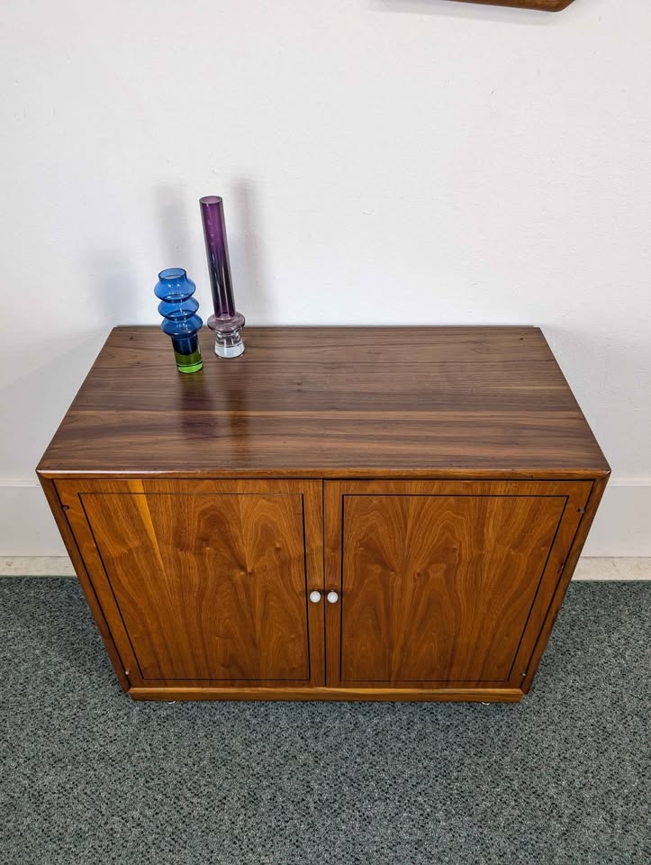 Drexel Declaration Record Player & Vinyl Storage Cabinet by Kipp Stewart