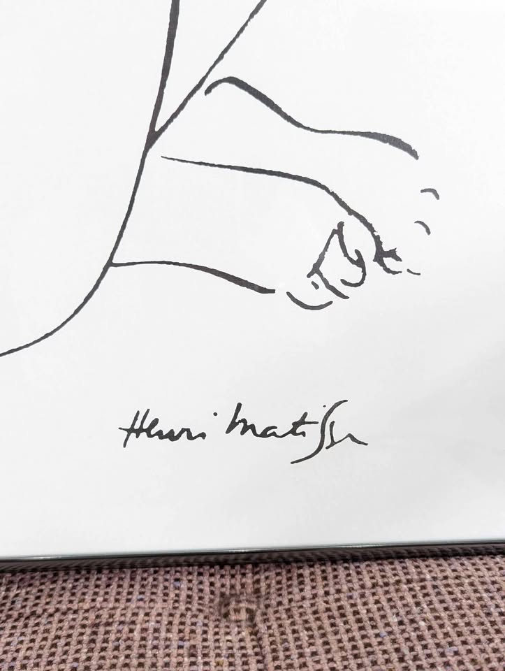 Femme Vue De Dos Print by Matisse