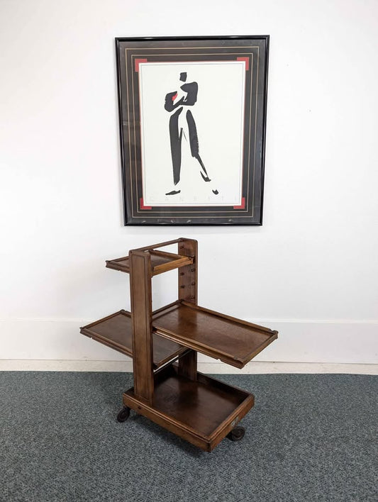 Art Deco Bar Cart Trolley Circa 1920's / 30's