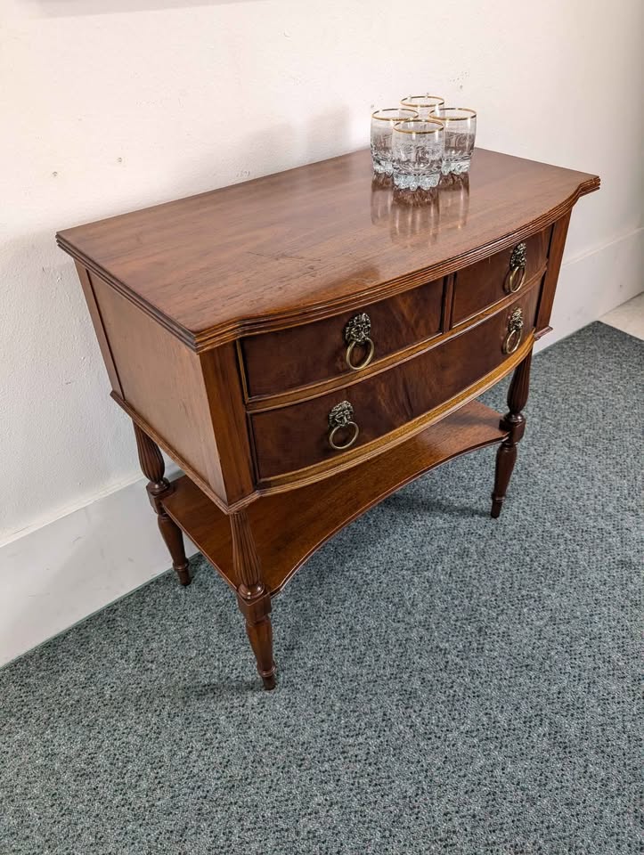 Hickory Chair Mahogany Entry / Console Table