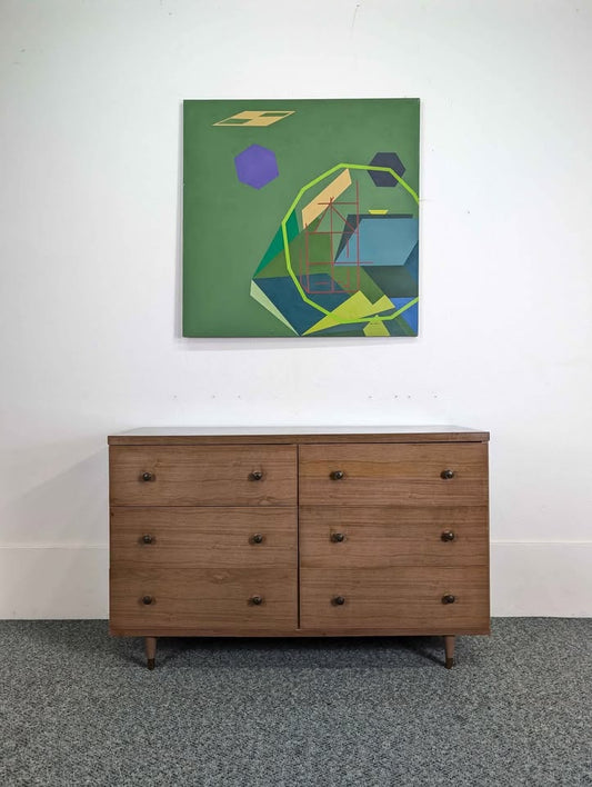 MCM 6 Drawer Ashwood Laminate Dresser