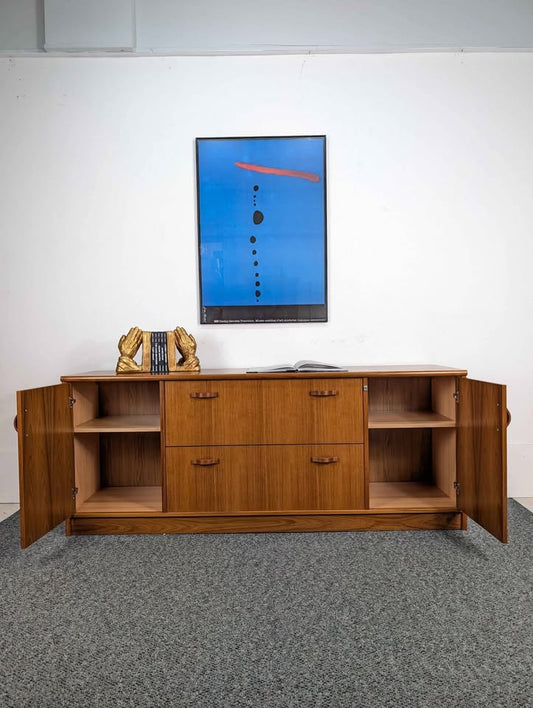 Danish Mid Century Modern Teak Credenza