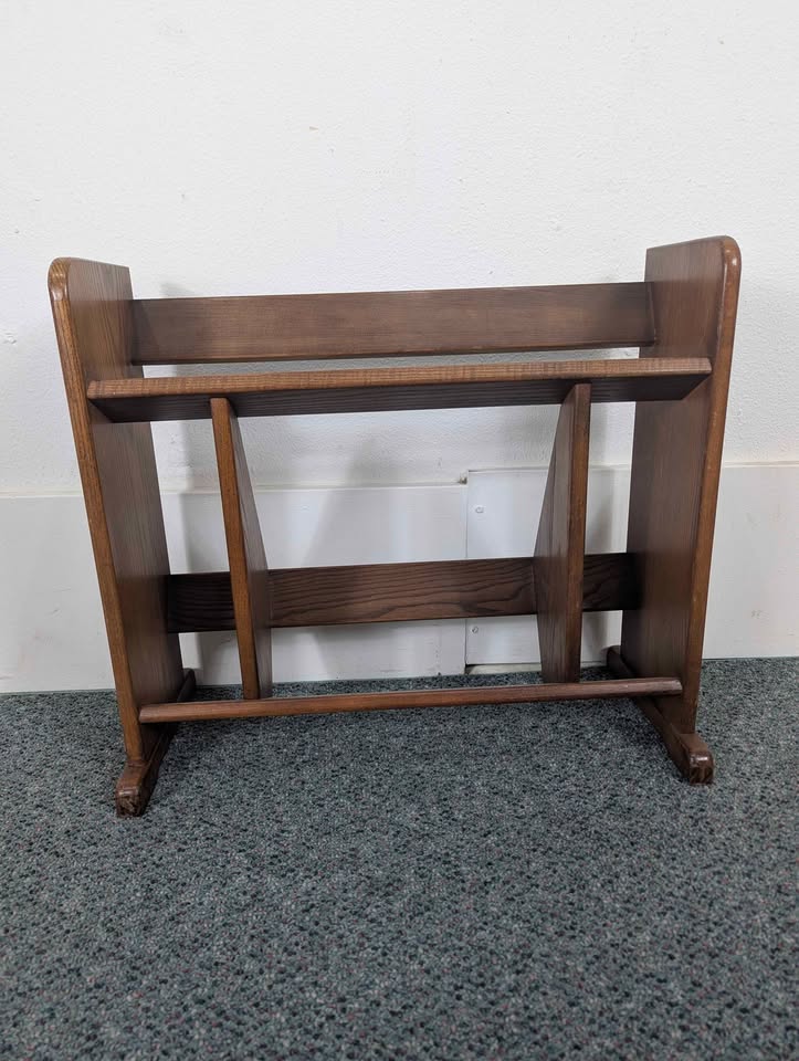 MCM Vintage Walnut Bookshelf / Merch Stand