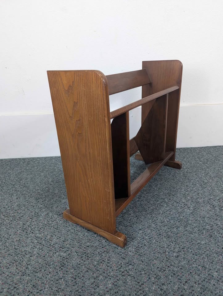MCM Vintage Walnut Bookshelf / Merch Stand
