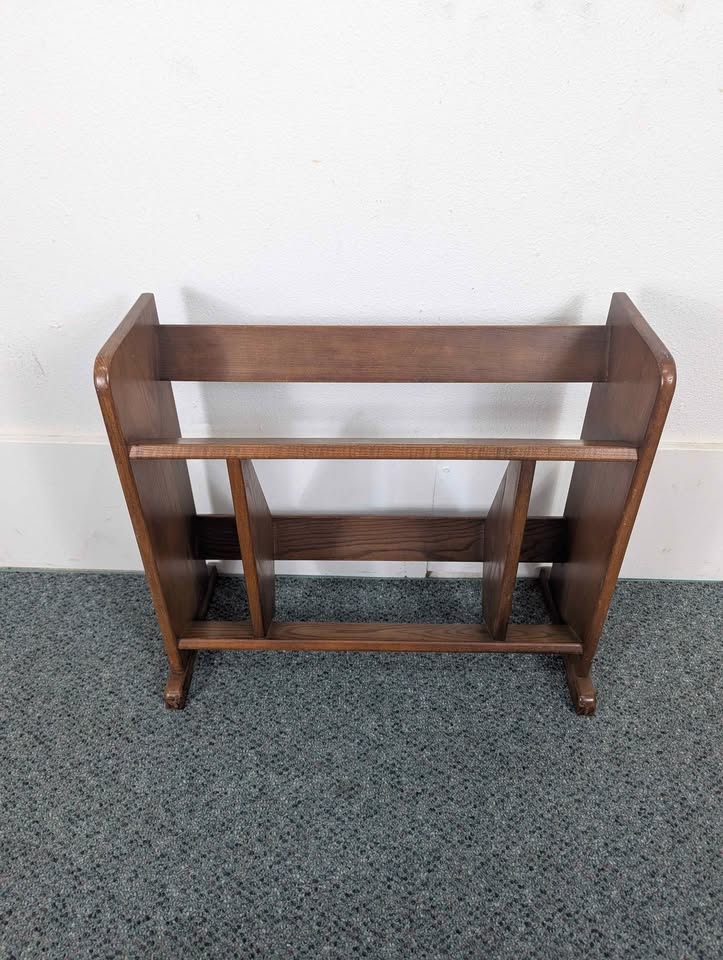 MCM Vintage Walnut Bookshelf / Merch Stand
