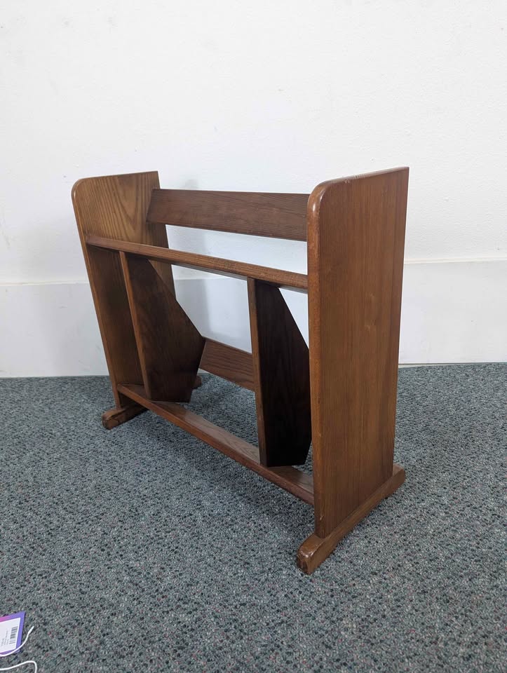 MCM Vintage Walnut Bookshelf / Merch Stand