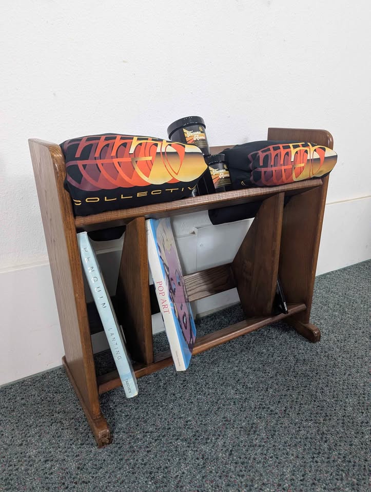 MCM Vintage Walnut Bookshelf / Merch Stand