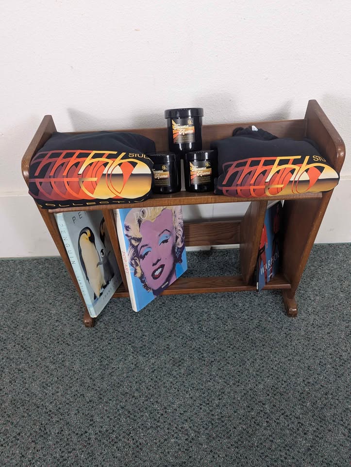 MCM Vintage Walnut Bookshelf / Merch Stand