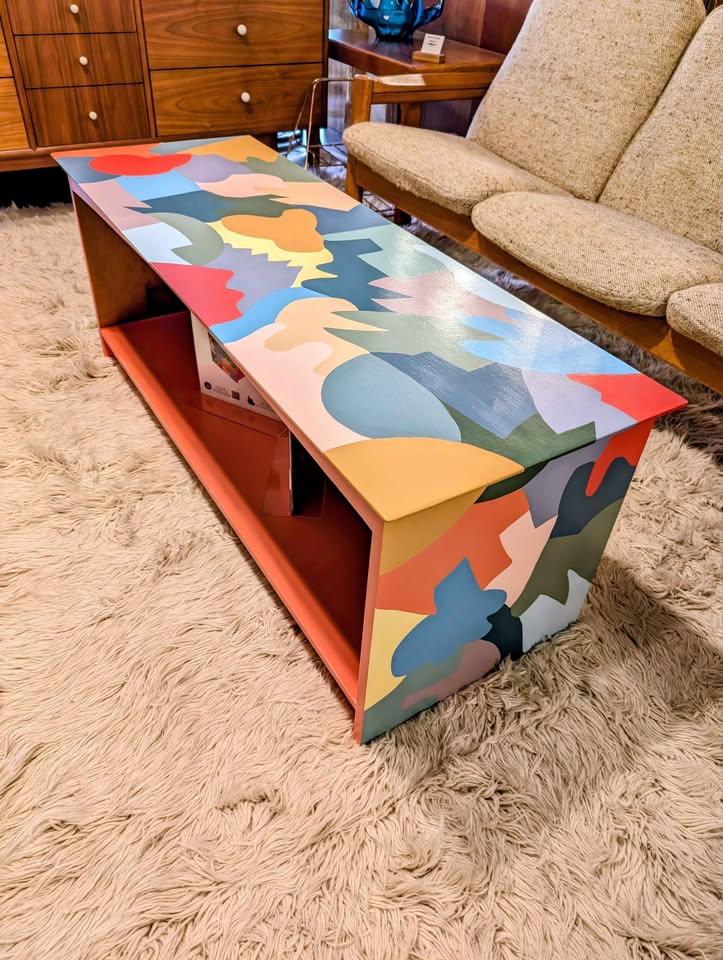 Record Shelf & Media Credenza by Artist Colors by Knight