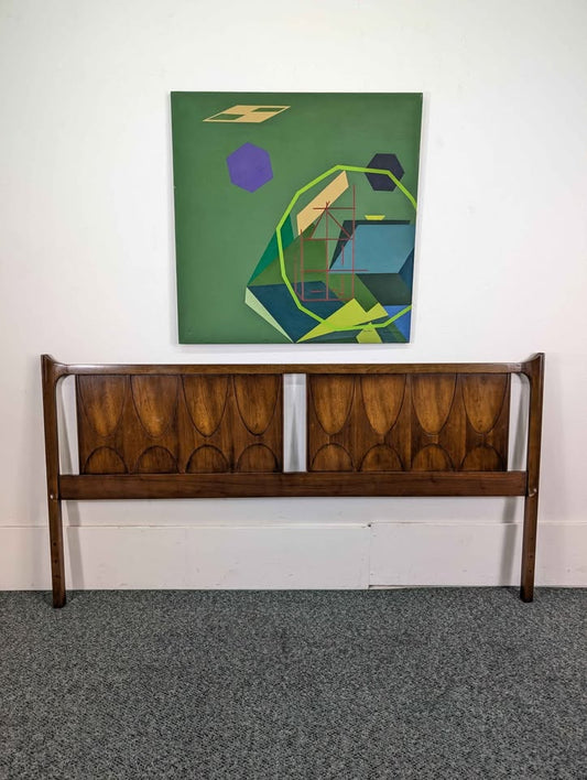 MCM Broyhill Brasilia Walnut King Headboard