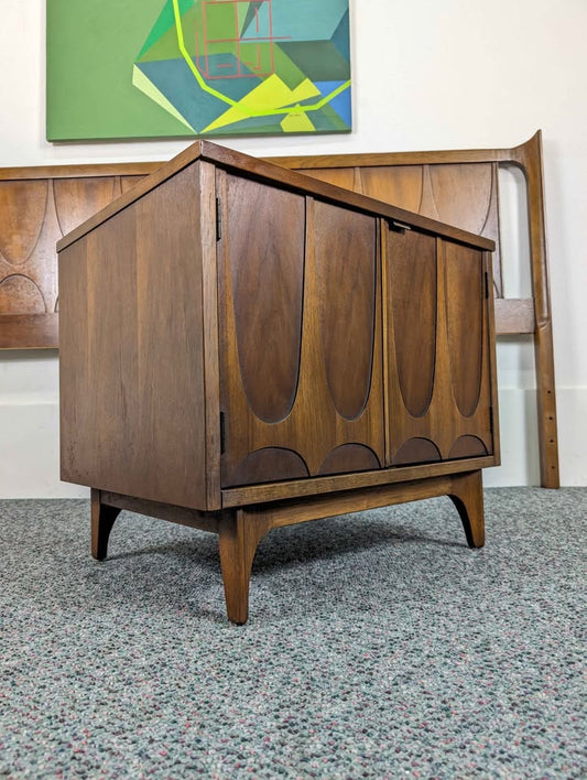 MCM Broyhill Brasilia Walnut Nightstand
