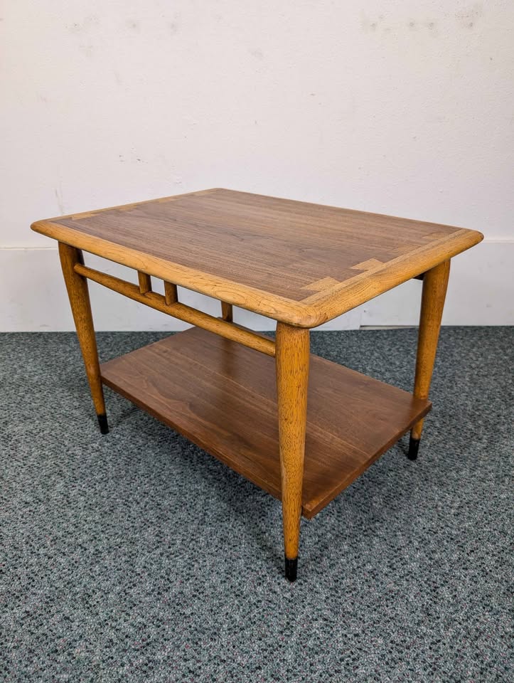 MCM Vintage Acclaim Collection 2 Tiered End Table by Lane