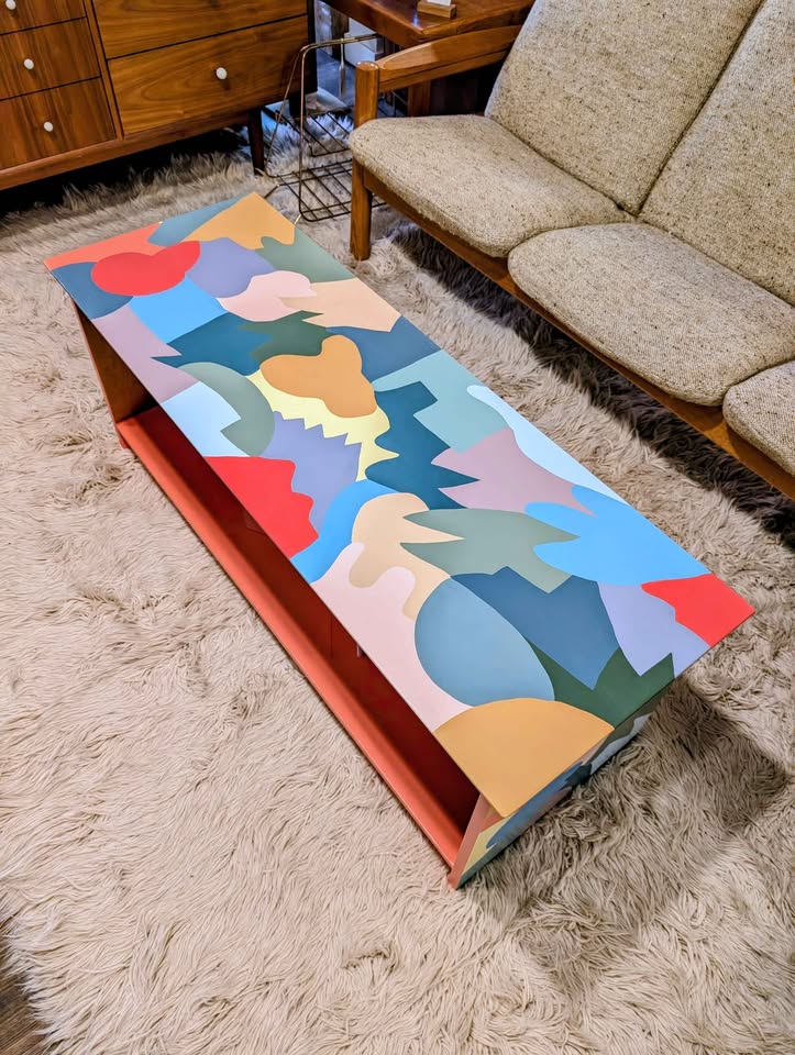 Record Shelf & Media Credenza by Artist Colors by Knight
