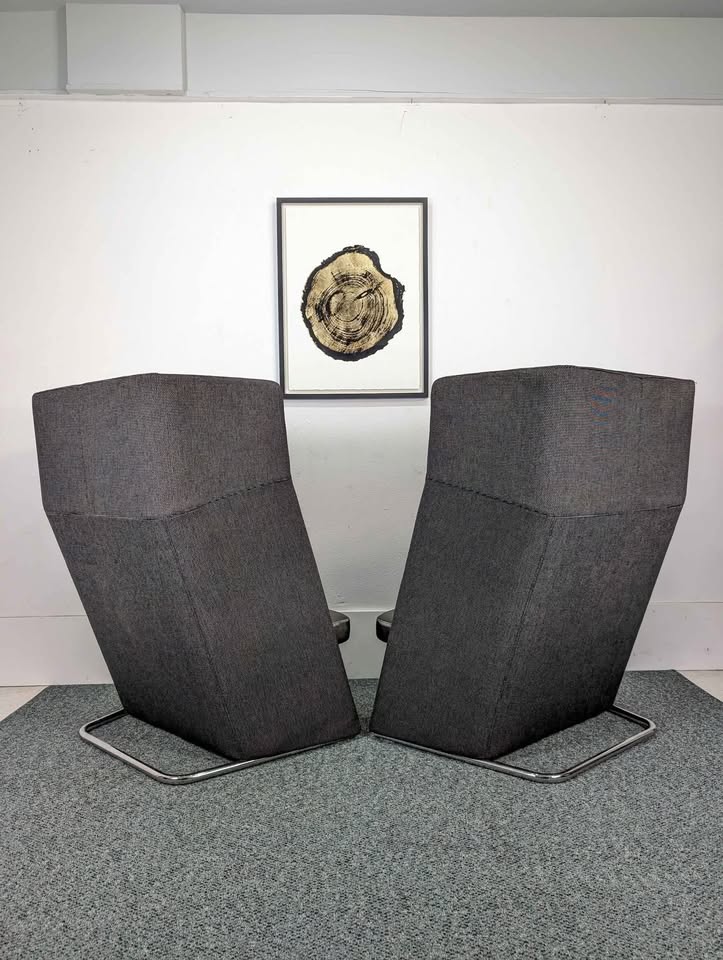 Pair of Keilhauer Talk High Back Tub Chair