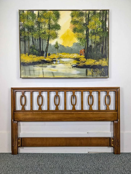 MCM Meridian Collection Full Size Headboard by Drexel