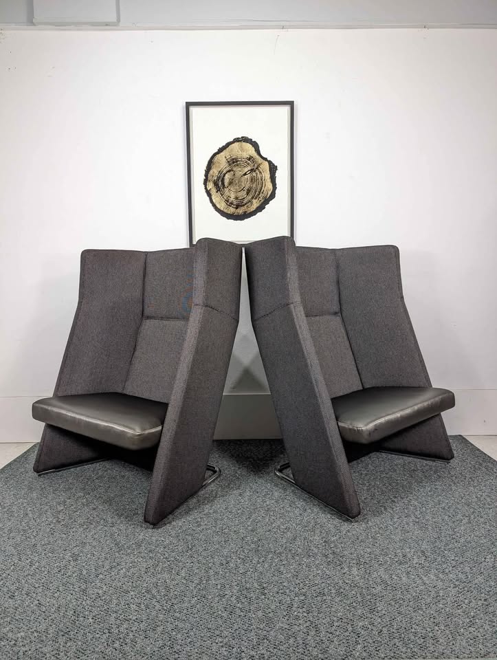 Pair of Keilhauer Talk High Back Tub Chair