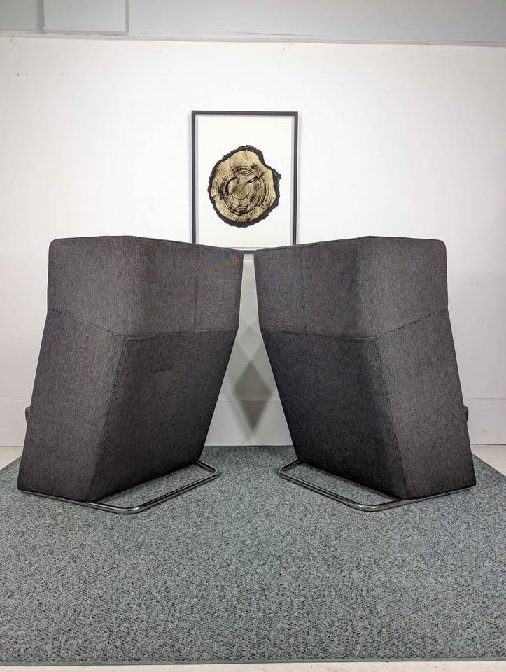 Pair of Keilhauer Talk High Back Tub Chair