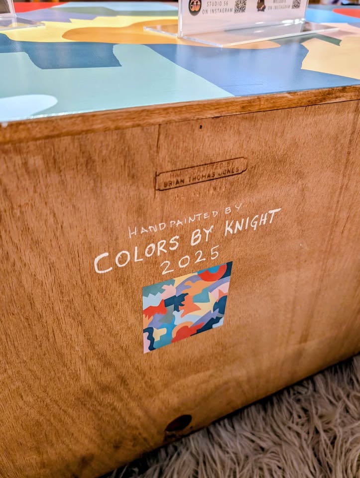 Record Shelf & Media Credenza by Artist Colors by Knight