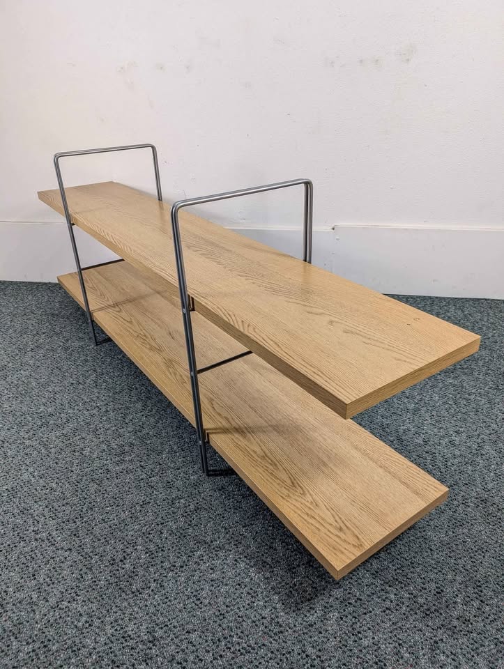 Vintage Enetri 2 Tiered Shelf by Niels Gammelgaard for Ikea