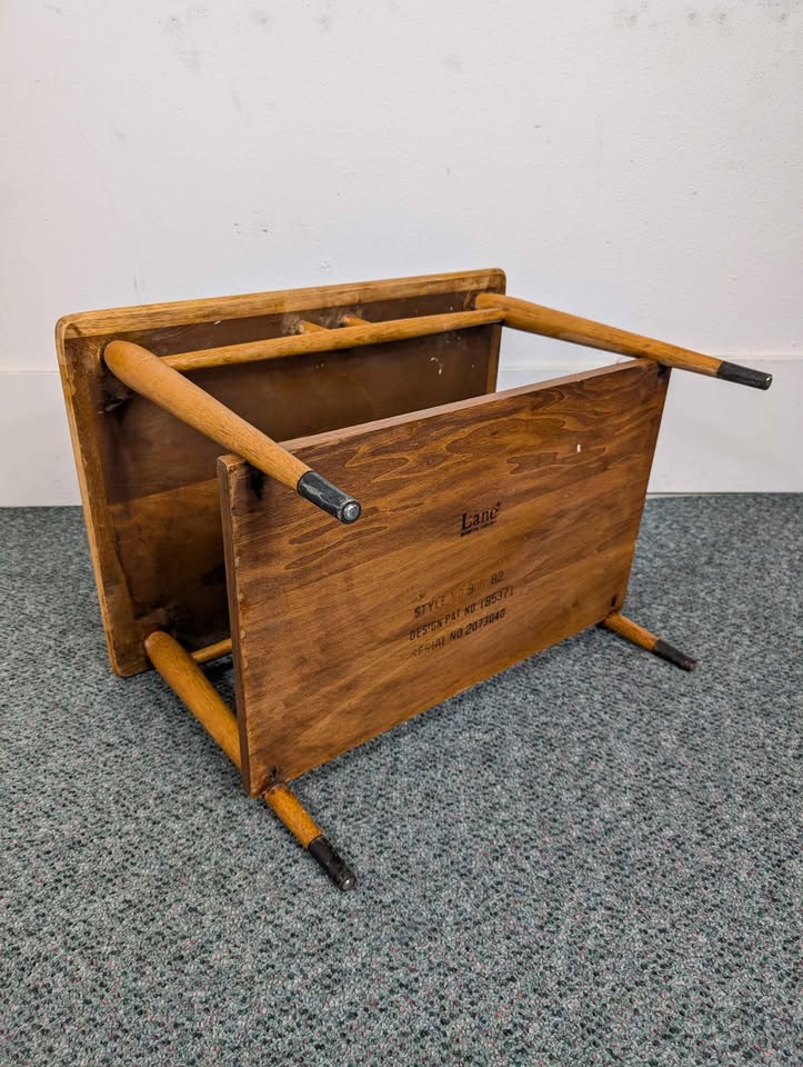 MCM Vintage Acclaim Collection 2 Tiered End Table by Lane