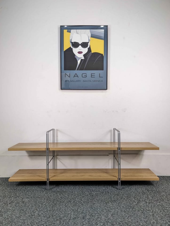 Vintage Enetri 2 Tiered Shelf by Niels Gammelgaard for Ikea