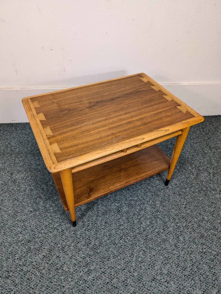 MCM Vintage Acclaim Collection 2 Tiered End Table by Lane