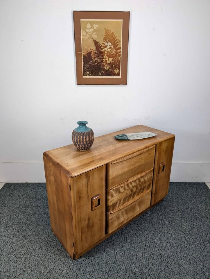 Refinished MCM Heywood Wakefield Bar Buffet / Credenza