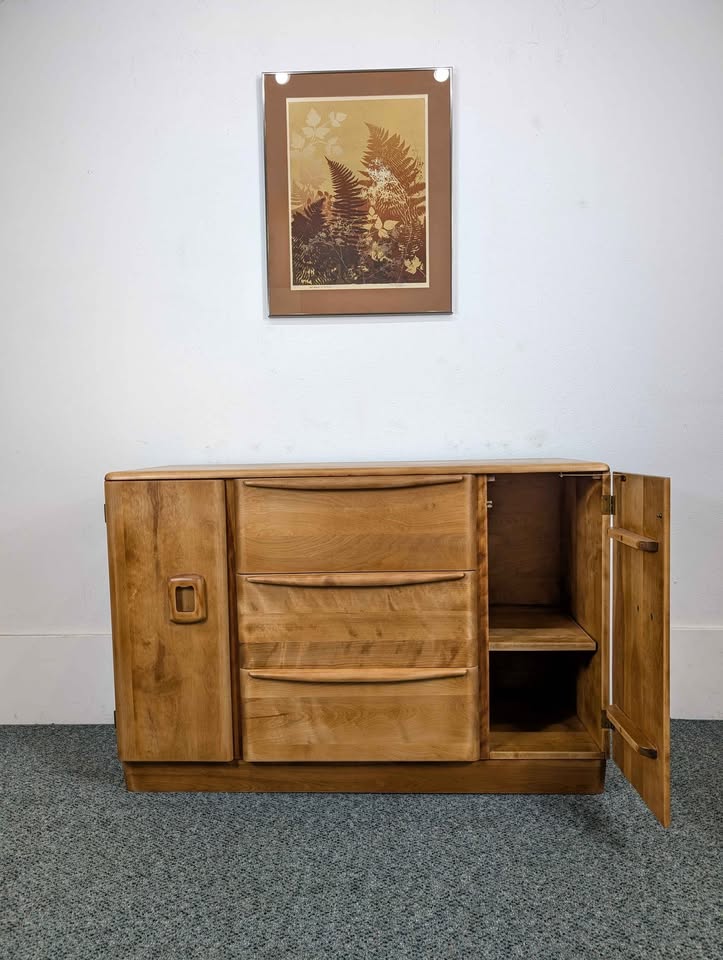 Refinished MCM Heywood Wakefield Bar Buffet / Credenza