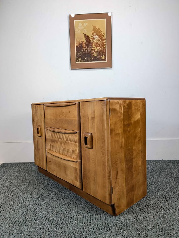 Refinished MCM Heywood Wakefield Bar Buffet / Credenza
