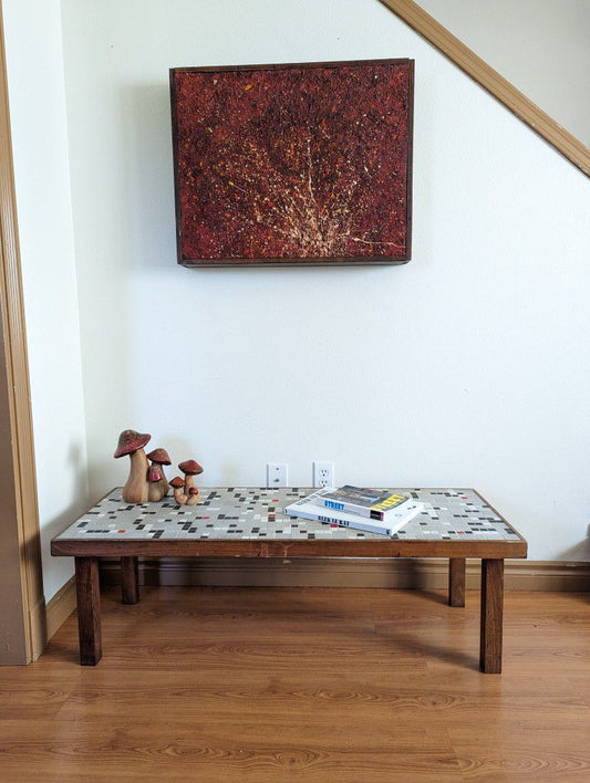 Abstract Splatter Pollock Style Painting