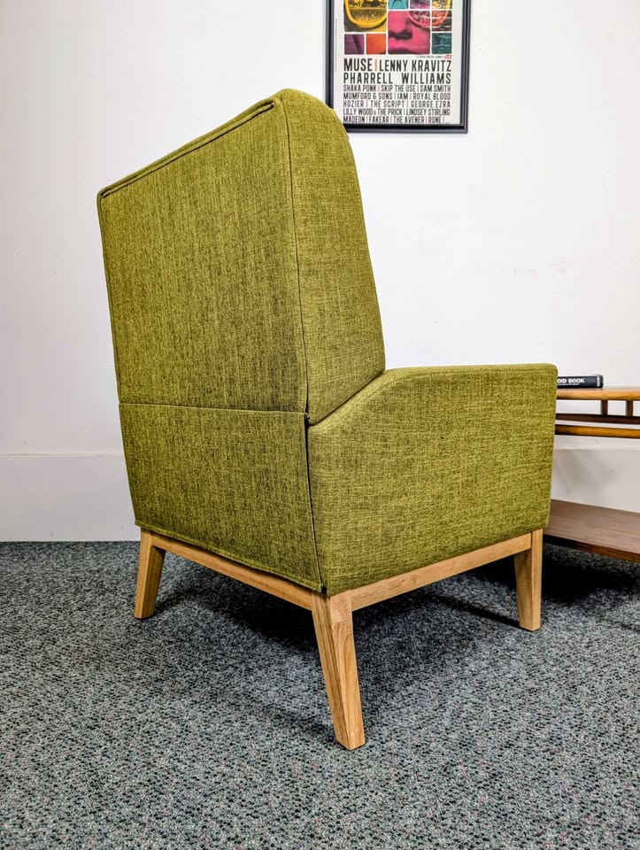 MCM Style Green Modern Chair