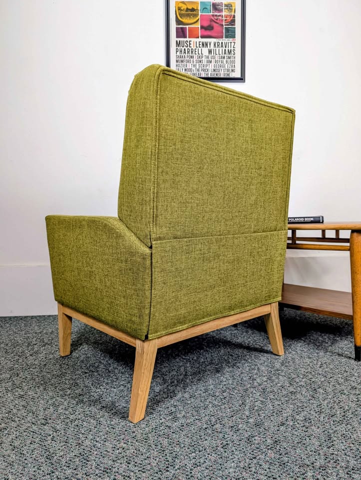 MCM Style Green Modern Chair