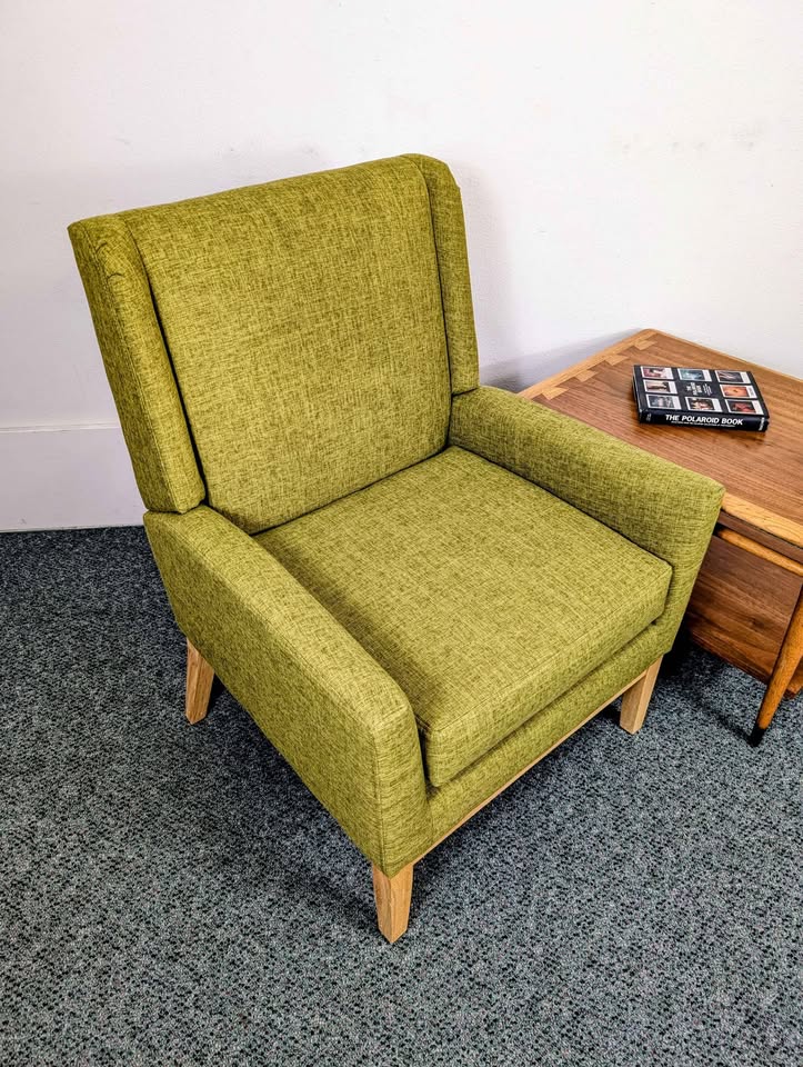 MCM Style Green Modern Chair