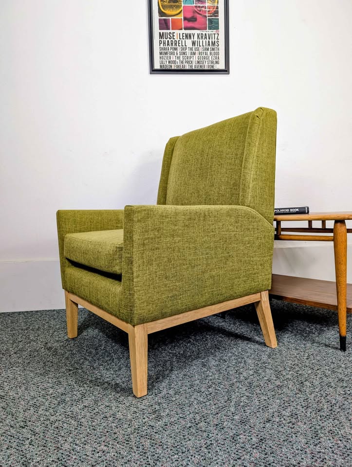 MCM Style Green Modern Chair