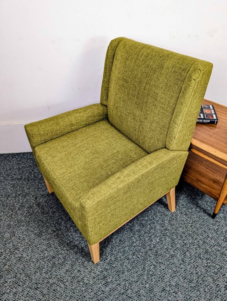 MCM Style Green Modern Chair