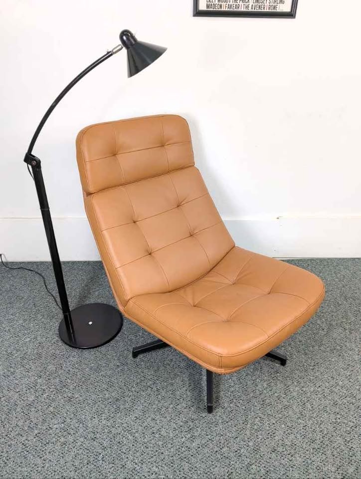 IKEA Alunit Black Swiveling Reading Floor Lamp